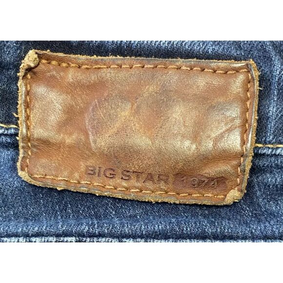 Big Star 1974 Women's Jealousy Skinny Jeans Size 26R ( 26x30) Dark Wash Pockets - Picture 10 of 11